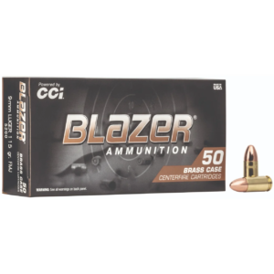 CCI BLAZER BRASS 9MM 115GR FMJ