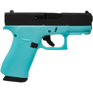 GLOCK 43X ROBINS EGG BLUE ELITE BLACK 9MM 3.41" 10-RD SEMI-AUTO PISTOL