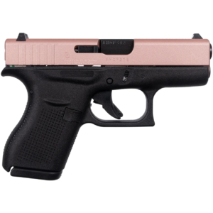 GLOCK 42 ROSE GOLD SLIDE 380 AUTO 3.26'' 6-RD SEMI-AUTO PISTOL