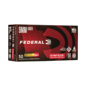 FEDERAL SYNTECH ACTION PISTOL 9MM 150GR SYNTECH JACKET