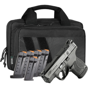 S&W M&P SHIELD PLUS OR 9MM 3.1" 10/13-RD SEMI-AUTO PISTOL CARRY ON BUNDLE